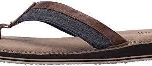 Crevo Men's Travis Flip-Flop | Comfortable | Casual Wear | Beach & Outdoor | Lightweight & Durable | Size Options Availa