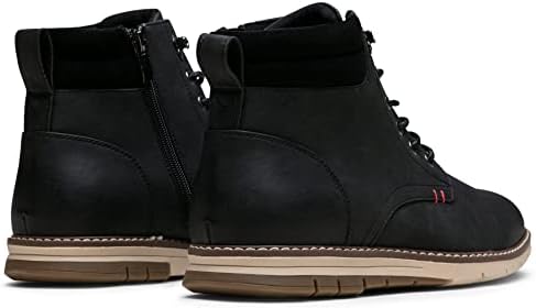 Vostey Men's Waterproof Fashion Motorcycle Boots | Casual Dress Shoes for Everyday Wear | Stylish and Durable Design