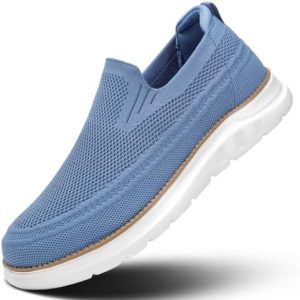 Wrezatro Men's Slip On Boat Shoes | Lightweight Non-Slip Casual Loafers for Walking & Driving | Soft Sole Oxfords for Bu