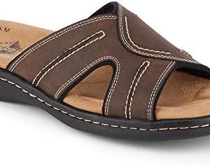 DOCKERS Men's Sunland Slide Sandal | Comfortable Casual Footwear | Perfect for Summer Outings | Durable & Lightweight De