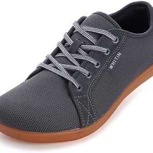 WHITIN Men's Wide Minimalist Barefoot Sneakers | Zero Drop Sole | Comfortable & Lightweight | Ideal for Everyday Use | M